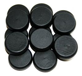 14 Crokinole Discs "Schwarz" 