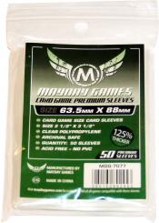 50 Premium Kartenhüllen / Sleeves 63,5 x 88 mm 