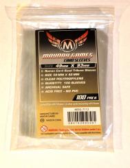 100 Kartenhüllen / Sleeves 49 x 93 mm 