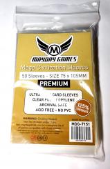 50 Kartenhüllen / Sleeves 75 x 105 mm 