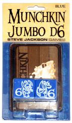 Munchkin Jumbo D6 / W6 (blau / blue) 