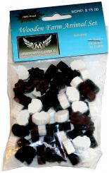 Wooden Farm Animal Set von Mayday Games 