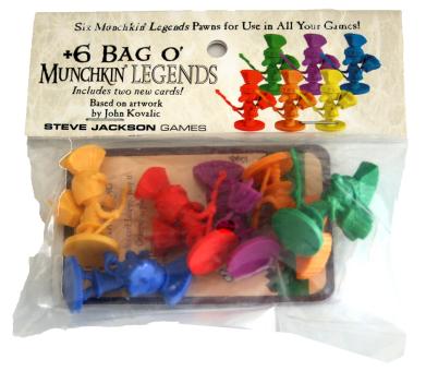 6 Bag O'Munchkin Legends 