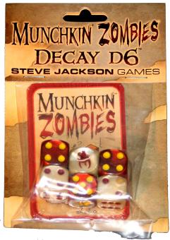 Munchkin Zombies Decay D6 