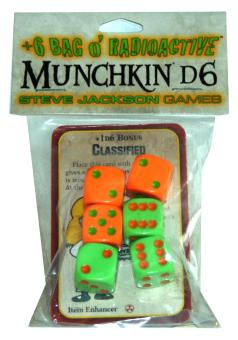 +6 Bag O'Radioactive Munchkins D6 (engl.) 