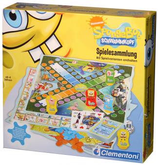 Spielesammlung mit Spongebob Schwammkopf 