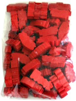 50 Zug Spielsteine in Rot 