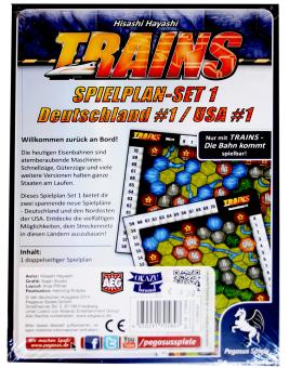 Trains Spielplan-Set 1 - Deutschland #1 / USA #1 