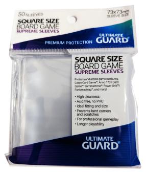 50 Ultimate Guard Kartenhüllen / Sleeves 70 x 70 mm 