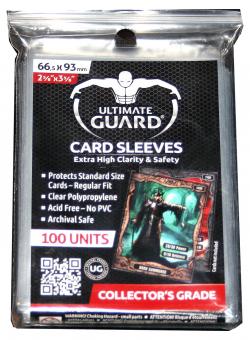 100 Ultimate Guard Kartenhüllen / Card Sleeves 66,5x93 